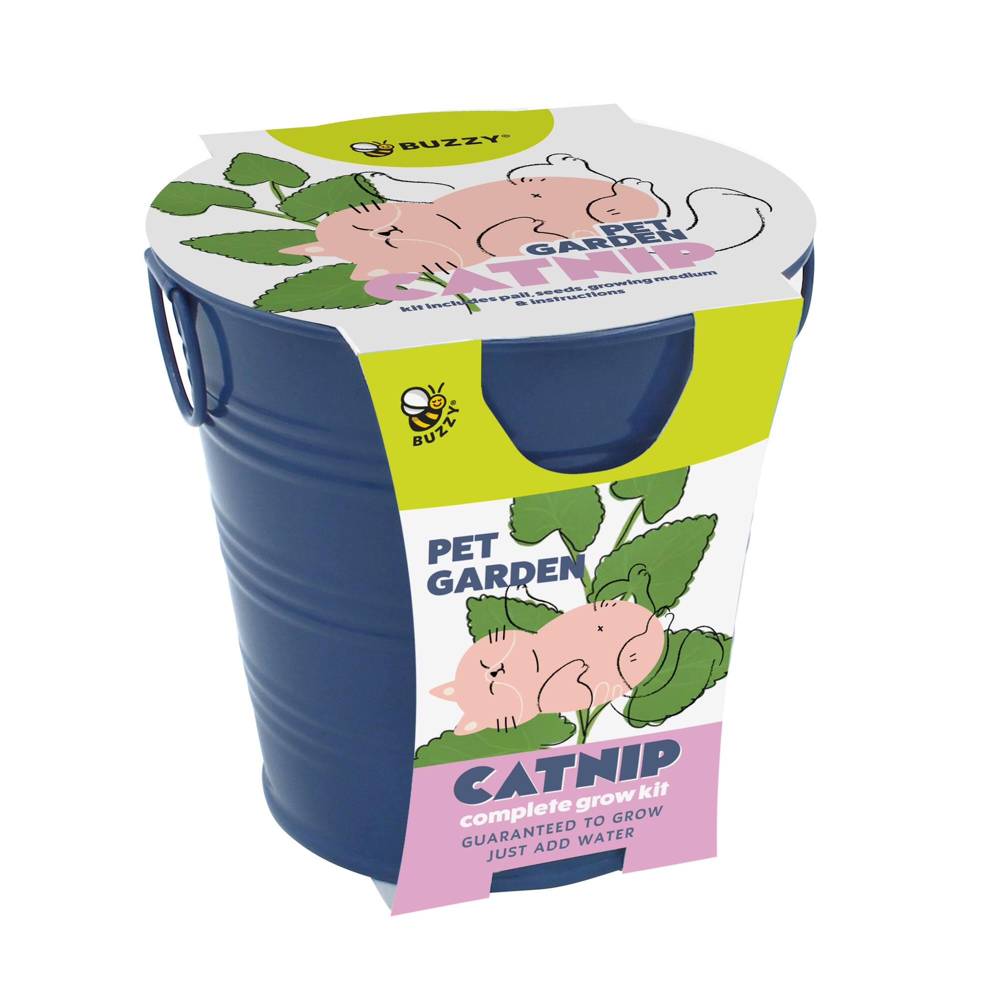 Buzzy® Catnip Pail Complete Grow Kit